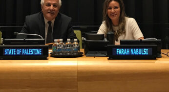Palestinian filmmaker Farah Nabulsi screens her short films..