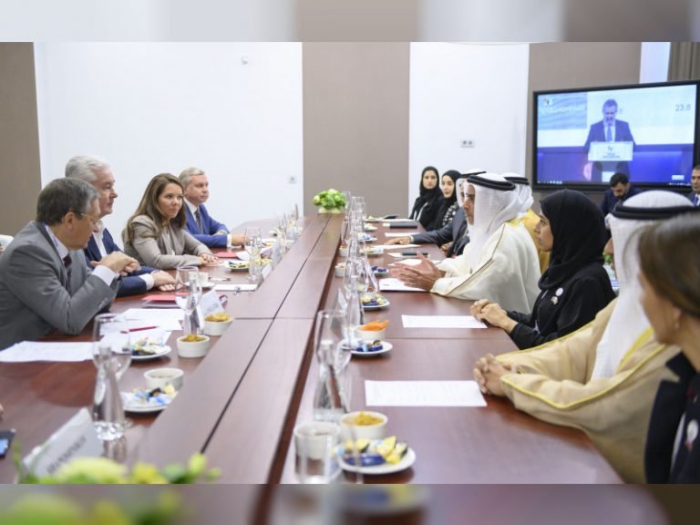 Saif bin Zayed, Mayor of Moscow Discuss Bolstering Relations