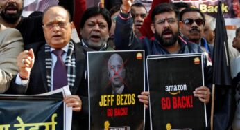 Indian Shop Owners Protest Against Amazon Expansion