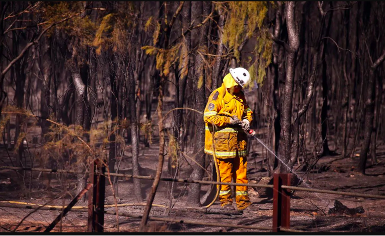 Australian Bushfires Burn Despite Cooling Weather