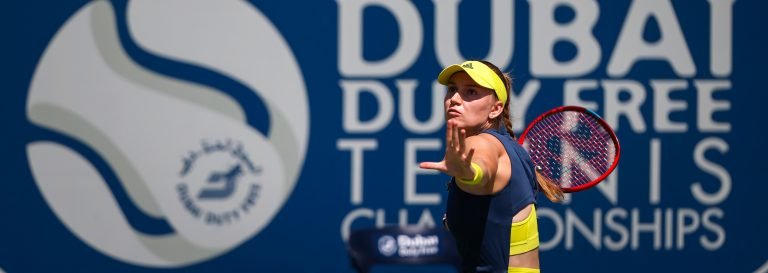 Elena Rybakina Makes A Winning Start  At Dubai Duty Free Tennis Championships