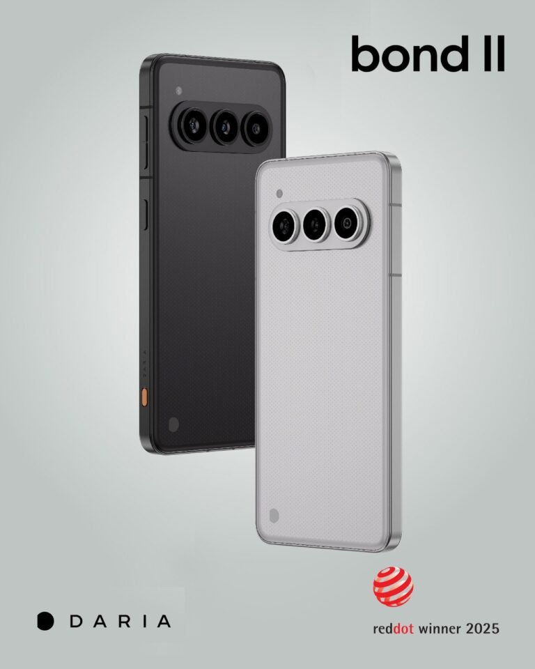 DARIA bond II Smartphone Wins 2025 Red Dot Award
