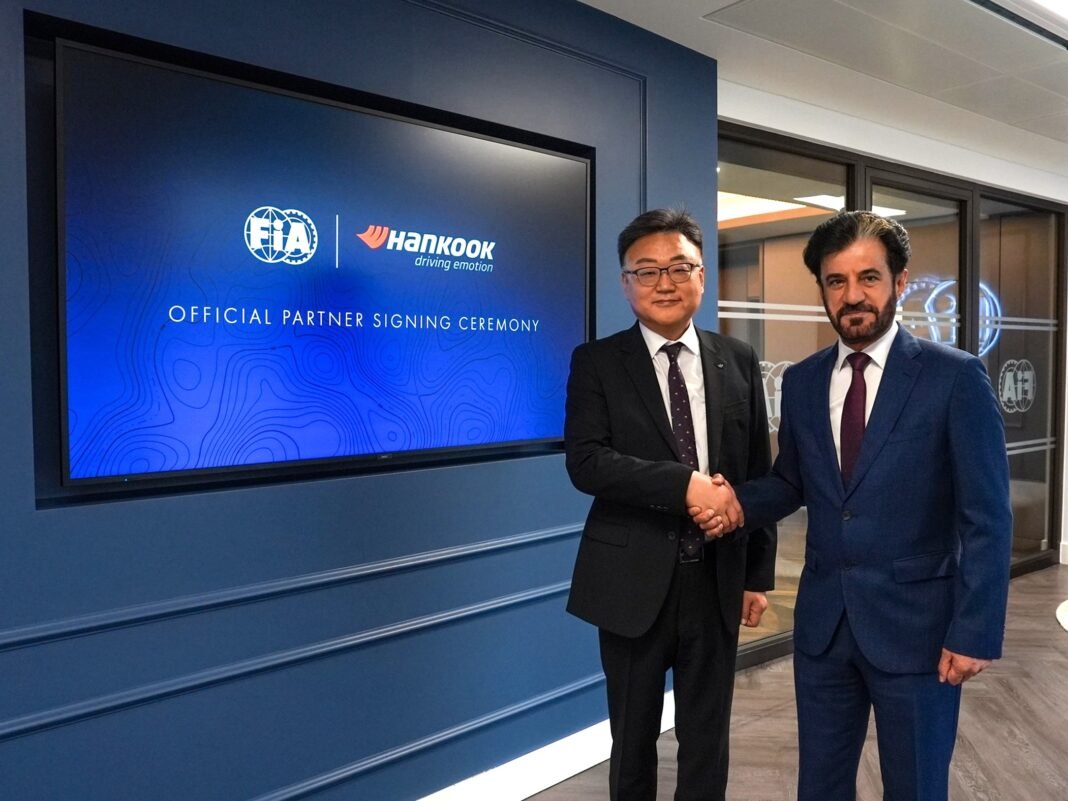FIA partners with Hankook in safety, sustainability drive FIA partners with Hankook in safety, sustainability drive