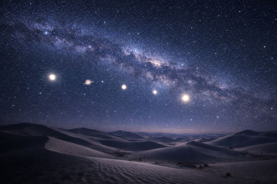 Rare Six-Planet Parade Lights Up Dubai Skies: Jupiter, Saturn, and More Visible Tonight Rare Six-Planet Parade Lights Up Dubai Skies: Jupiter, Saturn, and More Visible Tonight