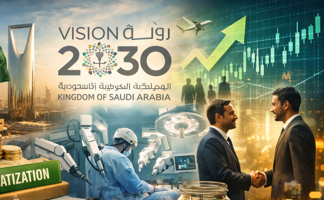 Saudi Pushes Vision 2030 with Privatization, Tech, VC Saudi Pushes Vision 2030 with Privatization, Tech, VC