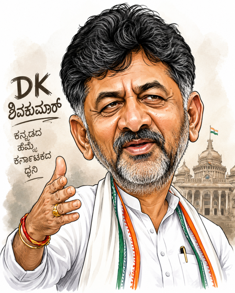 Karnataka’s New Strongman: DK Shivakumar Takes the Helm Karnataka’s New Strongman: DK Shivakumar Takes the Helm