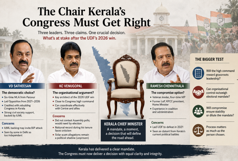 The Chair Kerala’s Congress Must Get Right