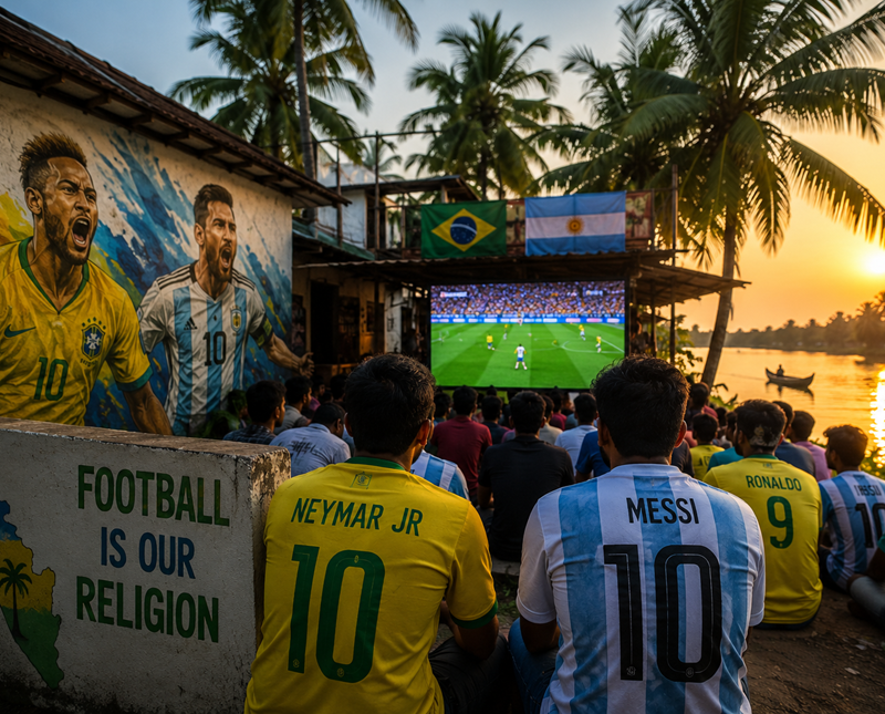 Kerala’s Football Obsession: Why It Backs Brazil and Argentina Kerala’s Football Obsession: Why It Backs Brazil and Argentina